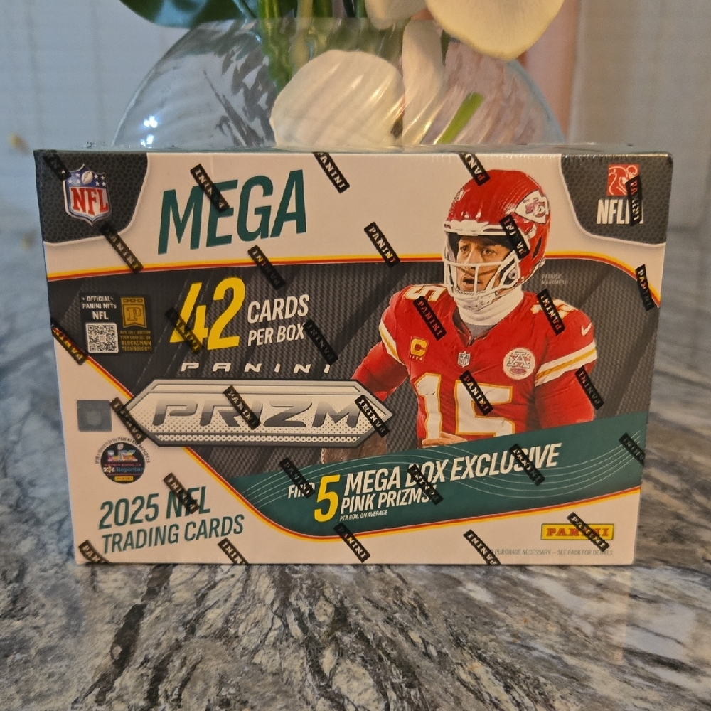 Panini Prizm NFL Mega Box - Red/White/Teal
